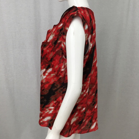 SOLD XL Worthington Sleeveless Ruffle Blouse Top - Picture 6 of 8